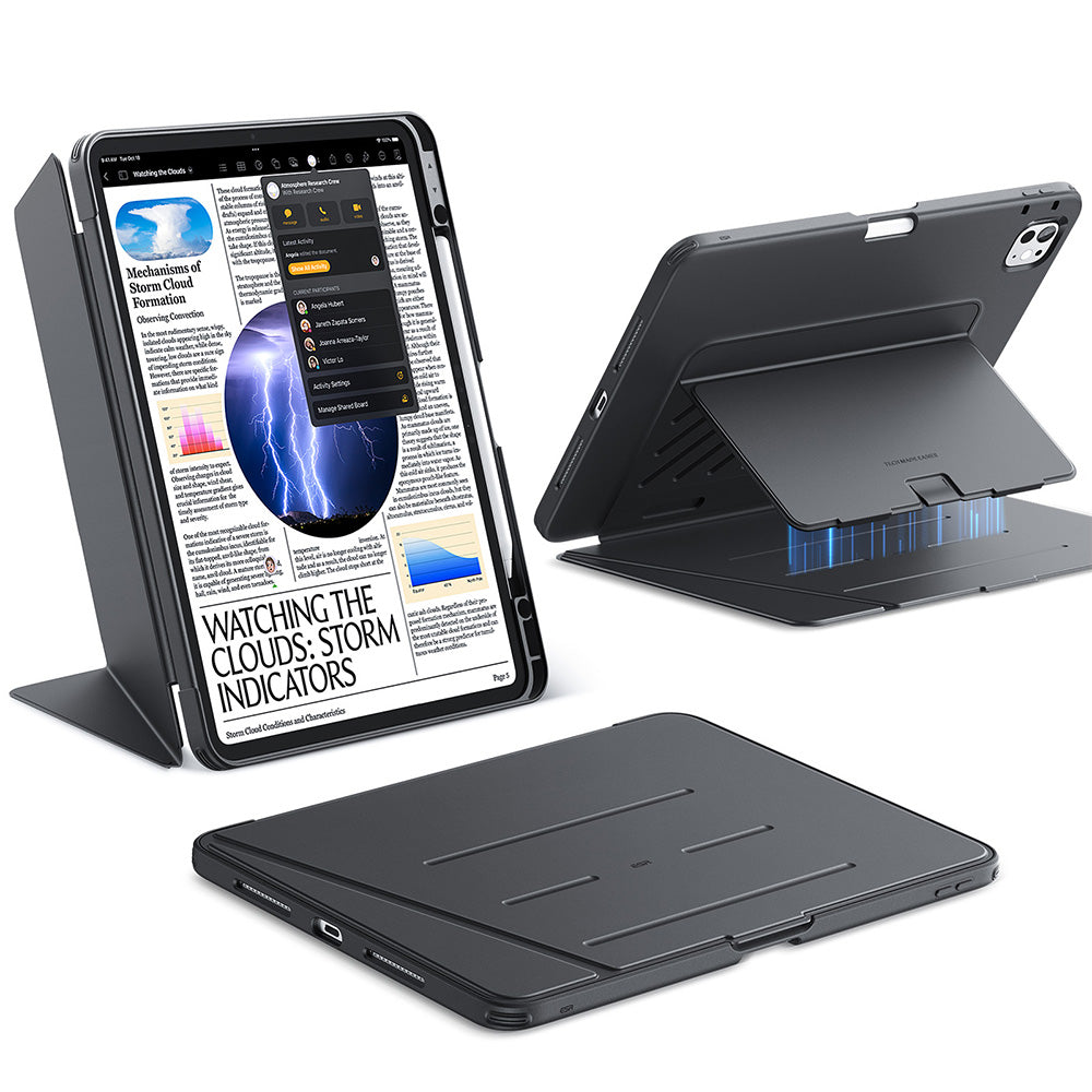 iPad Pro 13" (2025) Flip Magnetic Case with Pencil Holder - Black  Product type