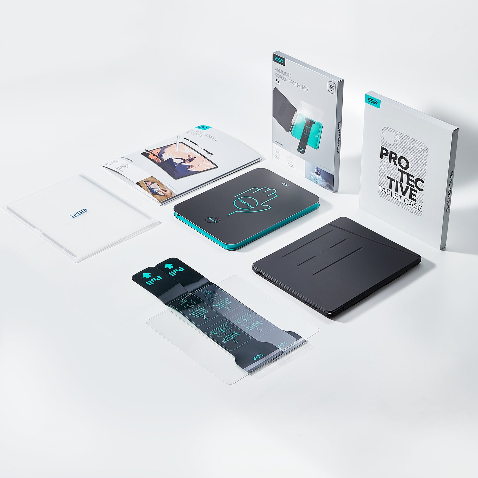 iPad Air 13" (M4) 2026 Bundle Flip Magnetic Case with Pencil Holder, Paper-Feel Magnetic & Armorite® Protection - Navy Blue  Product type