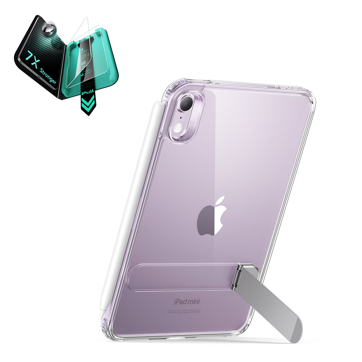 iPad mini (A19 Pro)用 Boost キックスタンド保護セット - クリア  Product type