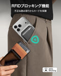 カード5枚収納可能 Classicマグネットウォレットスタンド ミッドナイトブラック  Product type
