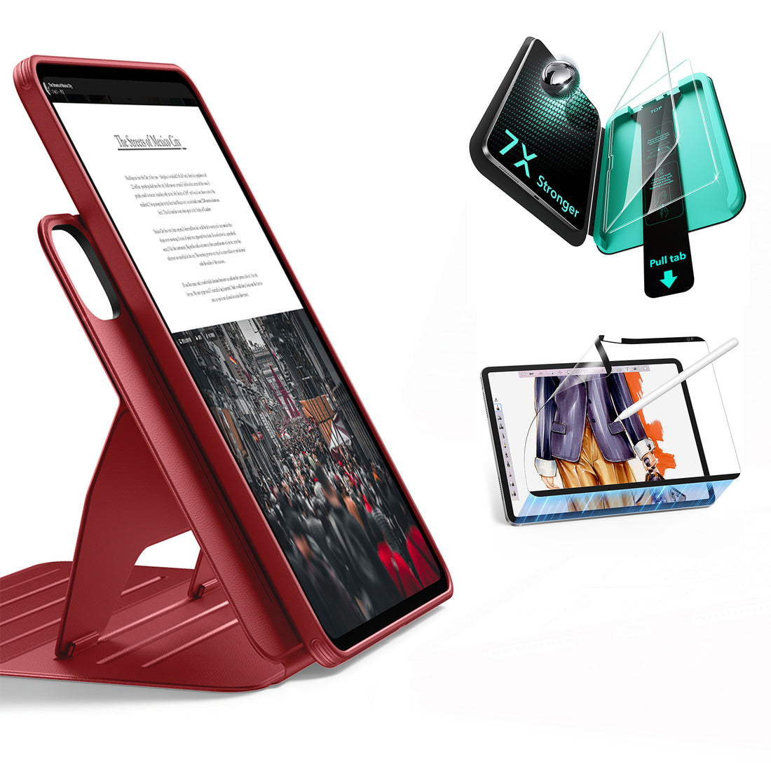 iPad Pro 11" (2025) Shift Transformation Bundle - Red  Product type