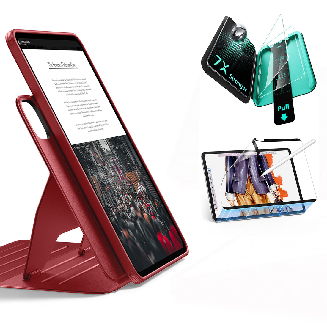 iPad Pro 13" (2025) Shift Transformation Bundle - Red  Product type