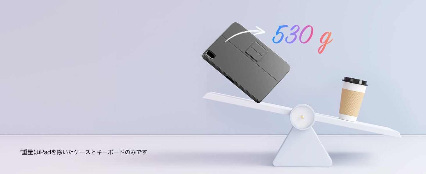 iPad Air 11インチ（M3）2025年 取り外し可能Bluetoothキーボード