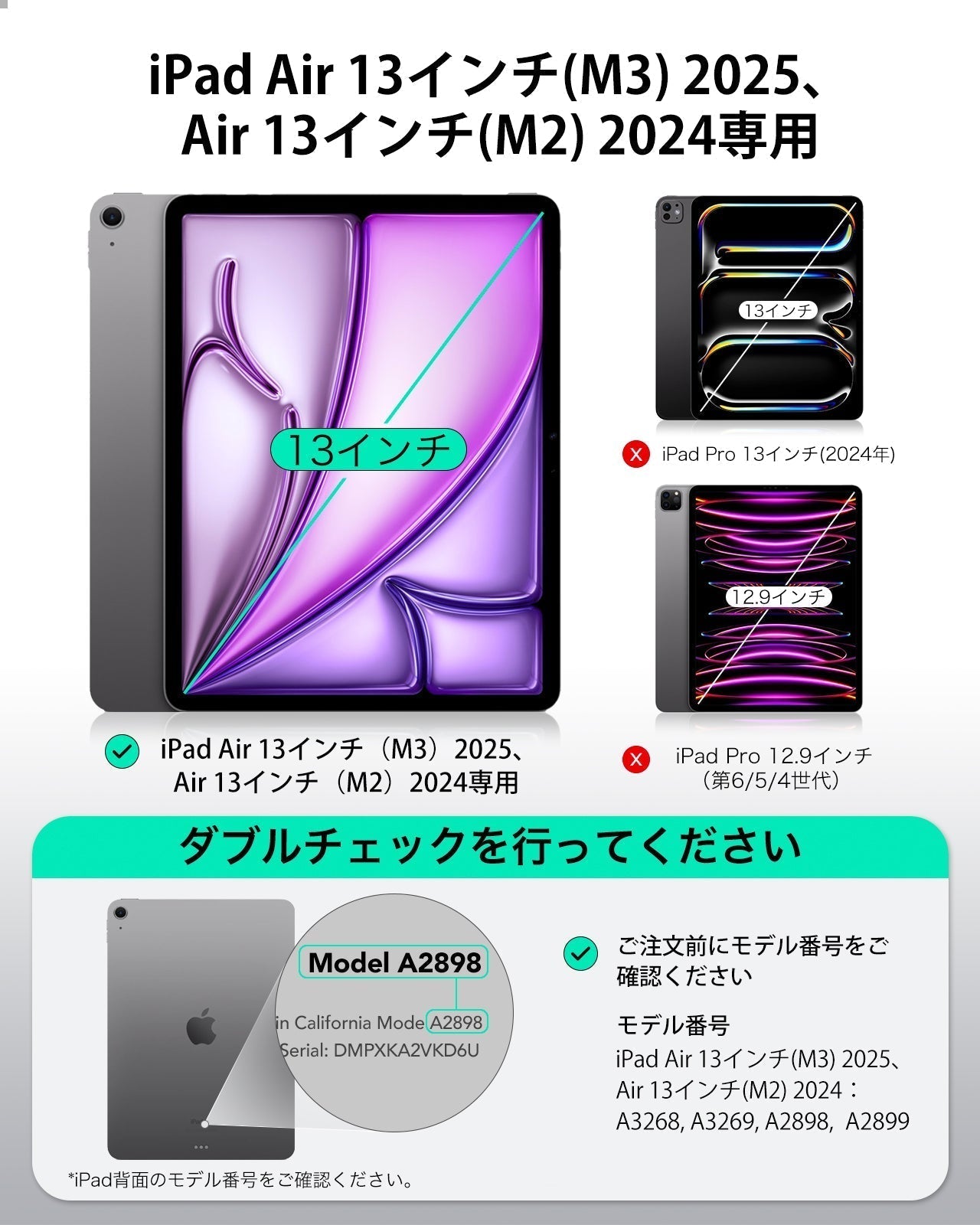 iPad Air 13″ (2025) Rebound Hybrid Case 360 - Navy Blue  Product type