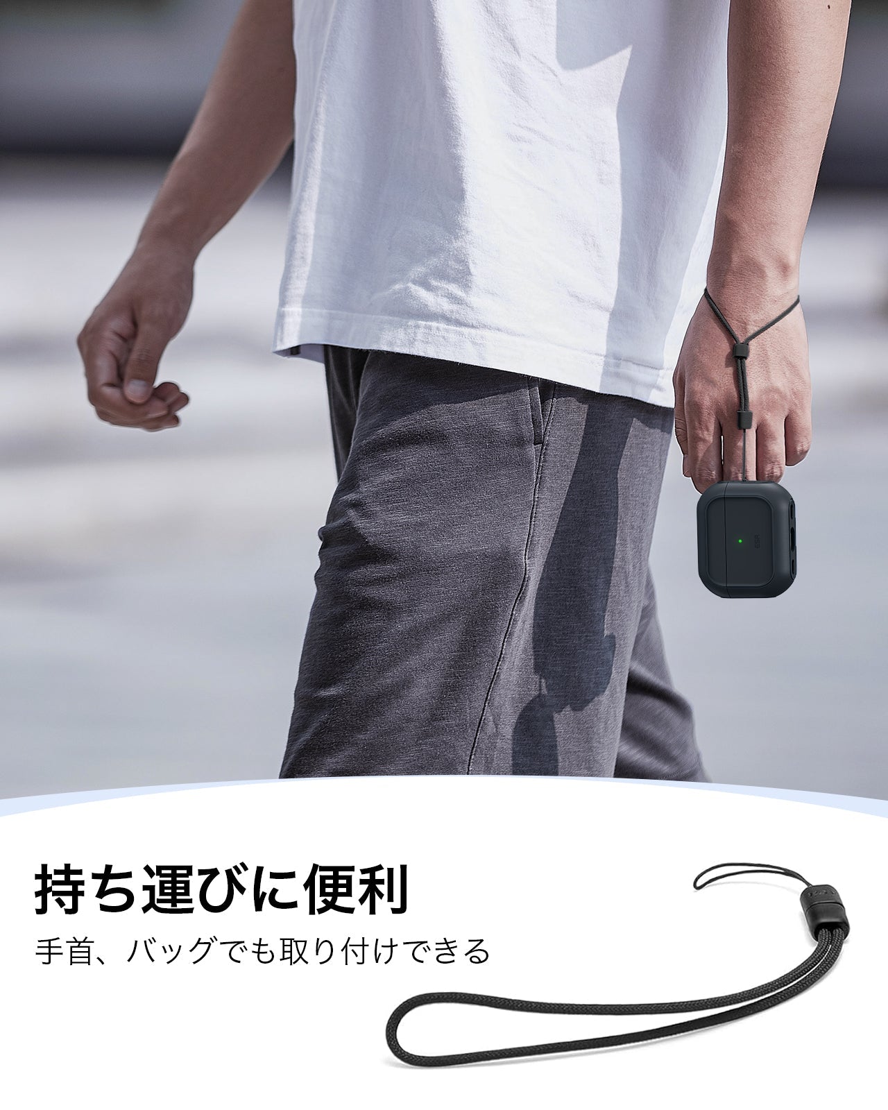 AirPods Pro 3 Orbit Hybird Magnetic Case - Black  Product type