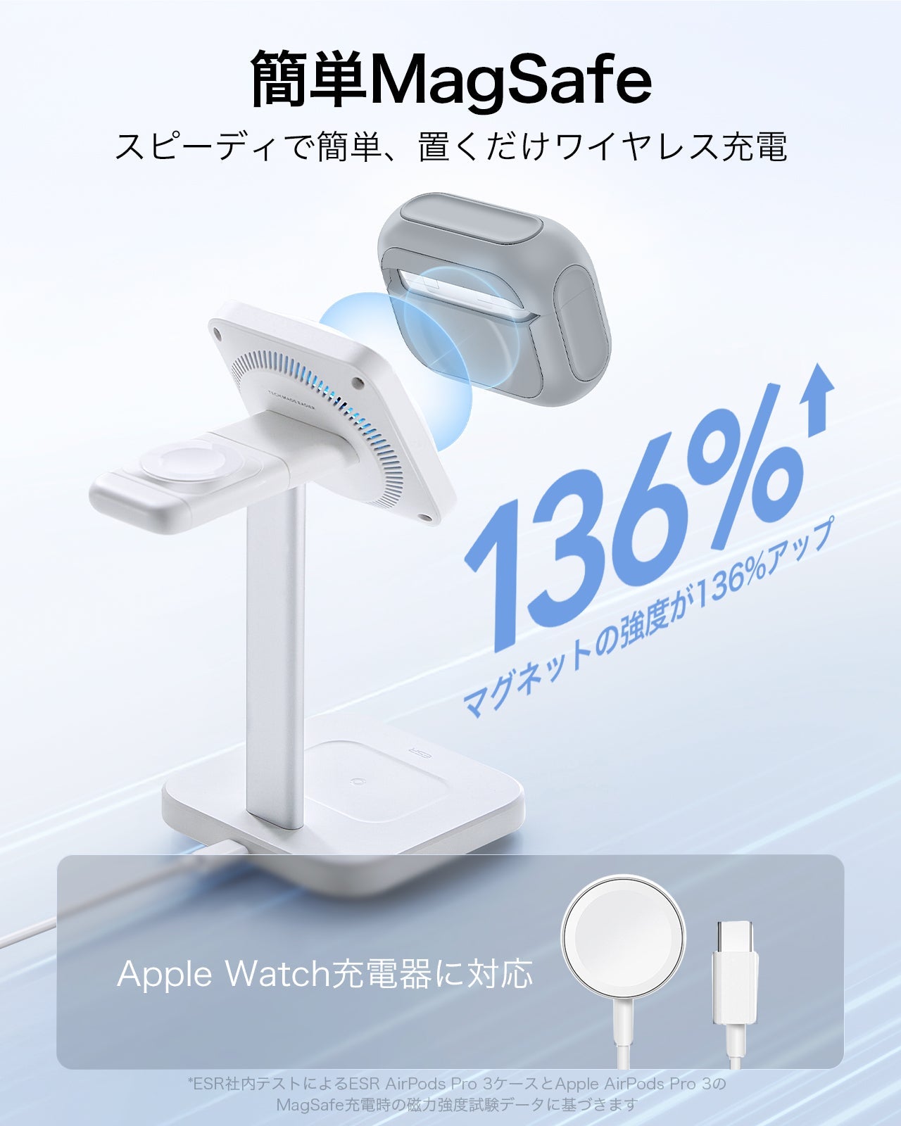 AirPods Pro 3 Orbit Hybird Magnetic Case - Gray  Product type