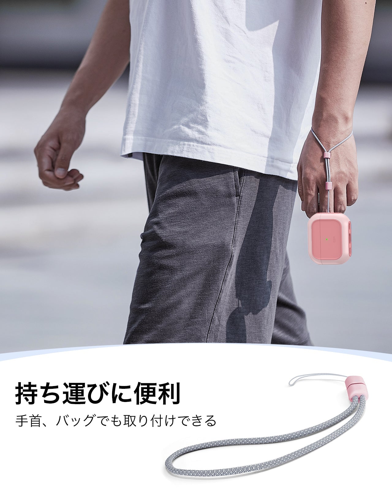 AirPods Pro 3 Orbit Hybird Magnetic Case - Pink  Product type