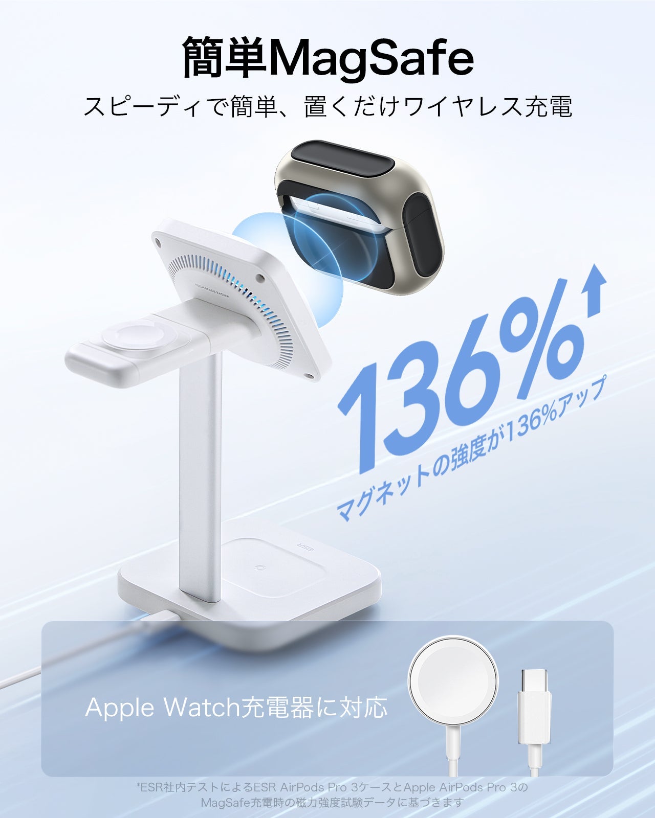 AirPods Pro 3 Orbit Hybird Magnetic Case - Titanium  Product type