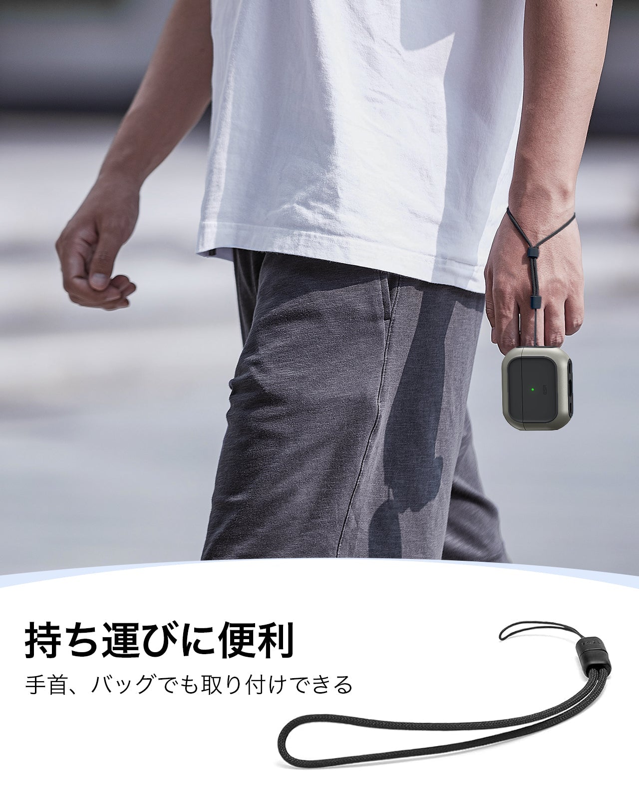 AirPods Pro 3 Orbit Hybird Magnetic Case - Titanium  Product type