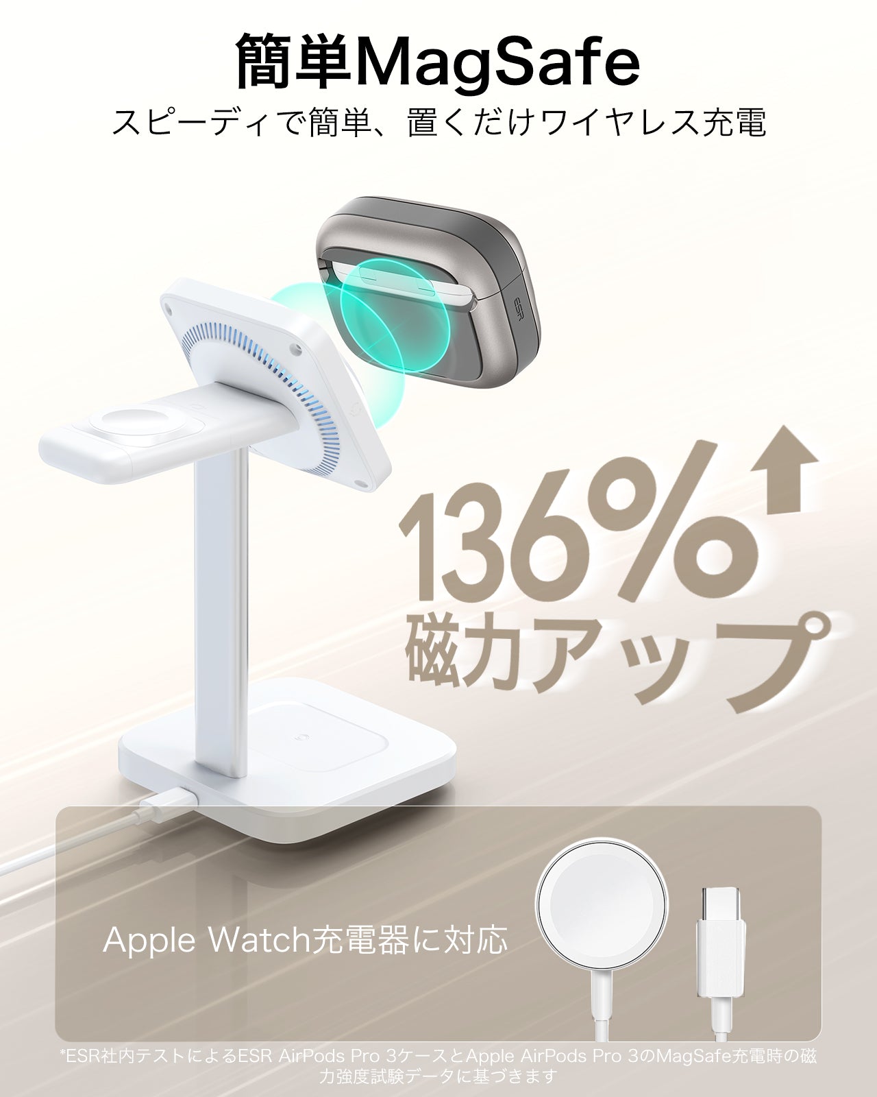 AirPods Pro 3 Pulse FlickLock Magnetic Case - Titanium  Product type