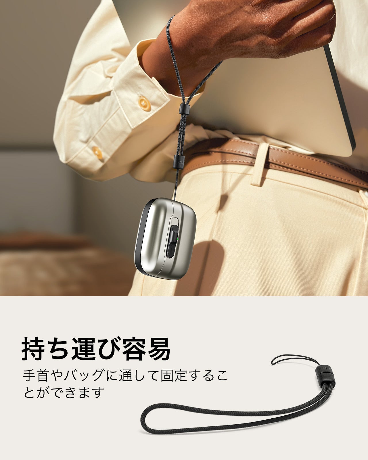 AirPods Pro (2023/2022/2019) Pulse FlickLock Case (HaloLock) - Titanium  Product type