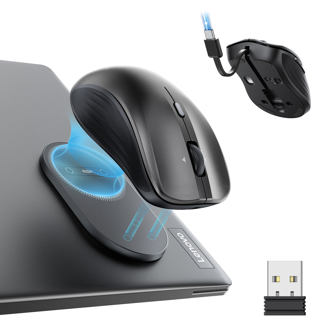 ESR MagMouse™ Wireless Mouse - Black  Product type