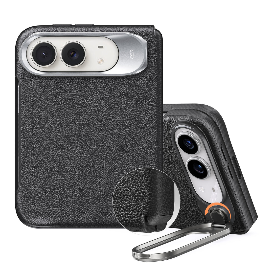 iPhone Duo Atelier Magnetic Case with Flex Stand - Black  Product type