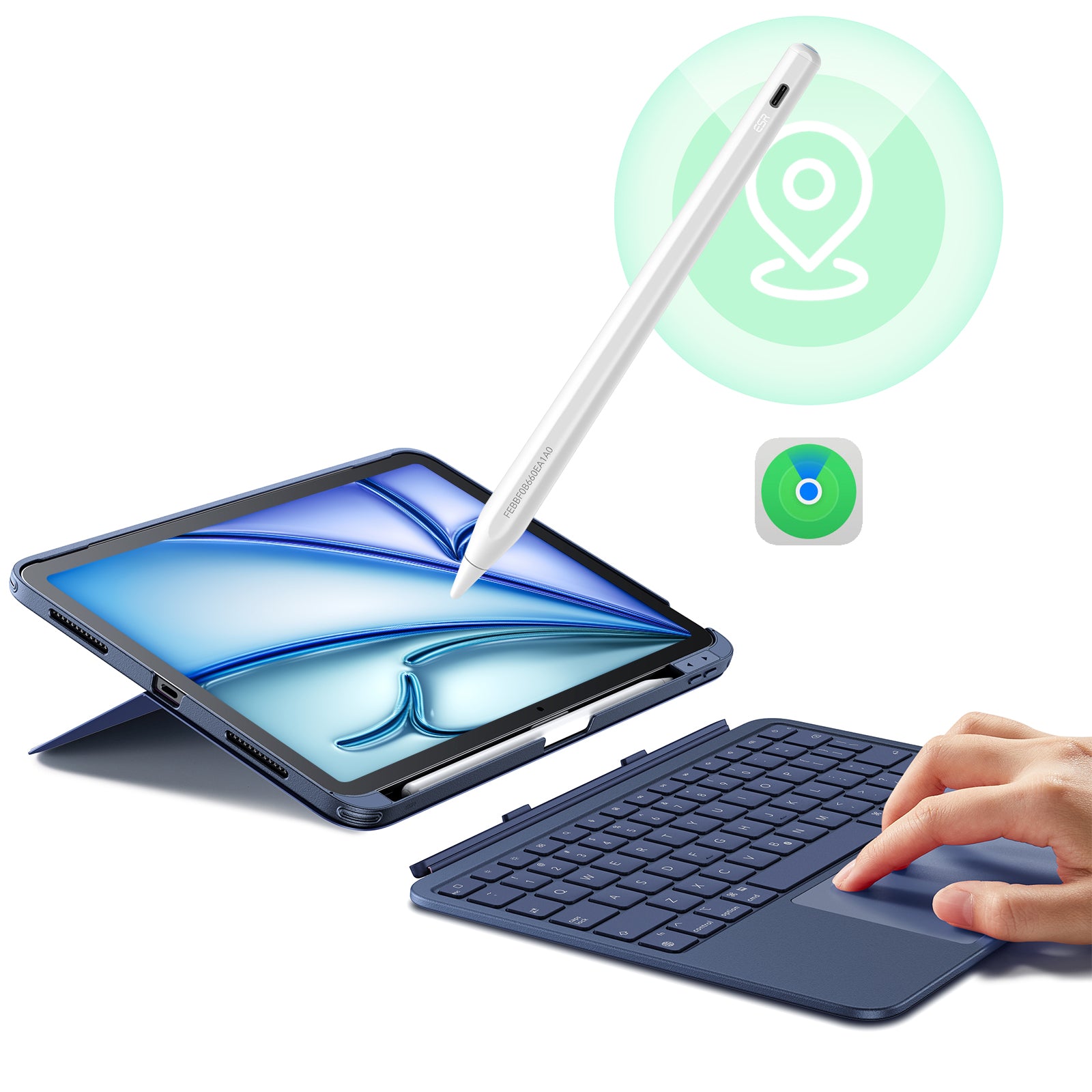 iPad 第10世代 Flexキーボードケース（脱着式）＆ペンシル セット- JP配列₋ブルー  Product type