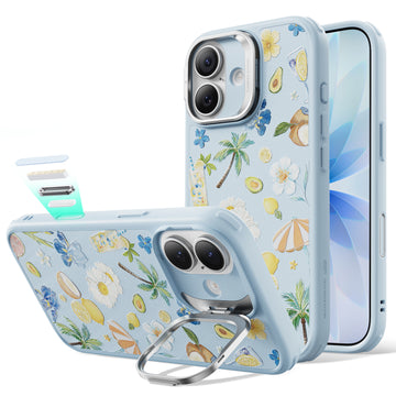 iPhone 17 Classic Hybrid Magnetic Case (Camera Control, Stash Stand) - Tropical Paradise  Product type