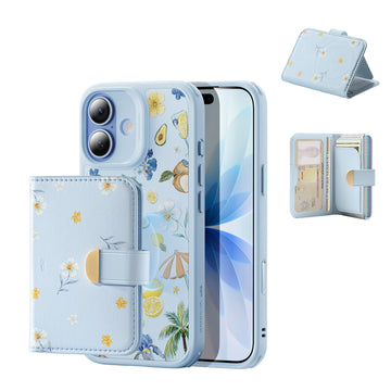 iPhone 17 Classic Hybrid Magnetic Case (Camera Control) & Aura Clutch Magnetic Wallet - Tropical Paradise  Product type