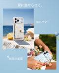 iPhone 17 Pro Classic Hybrid Magnetic Case (Camera Control) & Aura Clutch Magnetic Wallet - Tropical Paradise  Product type