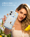 iPhone 17 Pro Classic Hybrid Magnetic Case (Camera Control) & Aura Clutch Magnetic Wallet - Tropical Paradise  Product type
