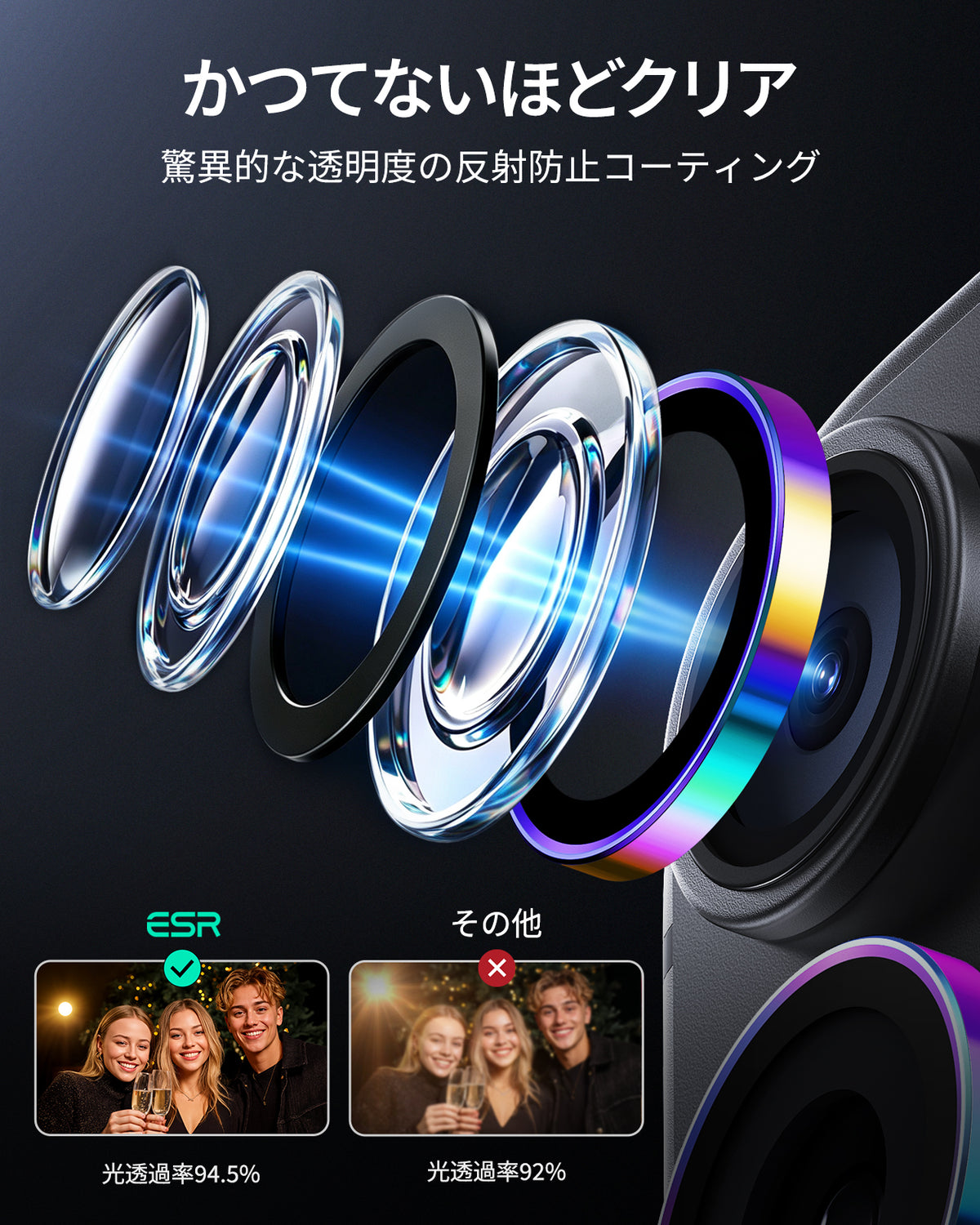 iPhone 18 Pro/Pro Max Armorite® Camera Lens Protector - Chromatic  Product type