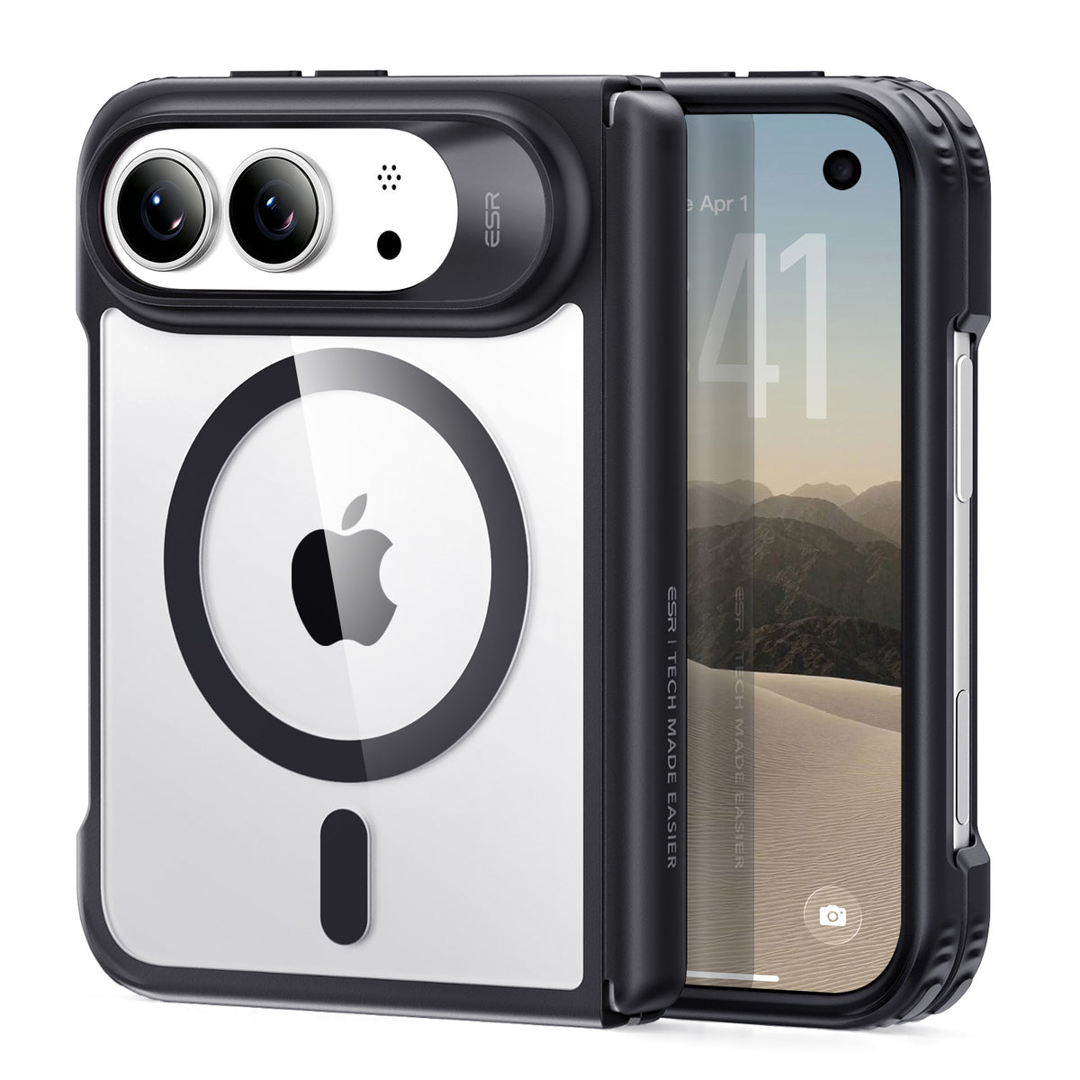 iPhone Duo用Classic ハイブリッドマグネットケース - クリアブラック  Product type