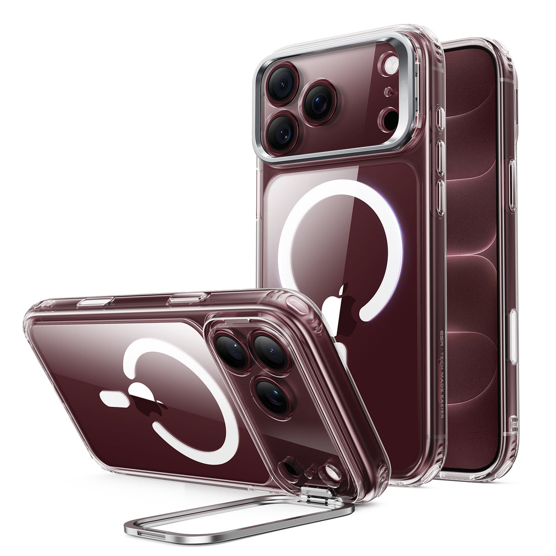 iPhone 18 Pro用 Classic ハイブリッドマグネットケース　カメラコントロールカバー、Flexスタンド付き - クリア  Product type