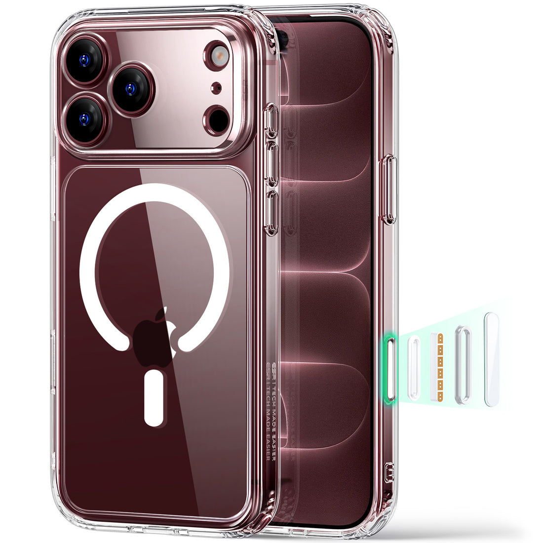 iPhone 18 Pro Max用 Classic ハイブリッドマグネットケース　カメラコントロールカバー付き - クリア  Product type