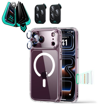 iPhone 18 Pro Max Bundle Classic Hybrid Magnetic Case & Armorite®️ Privacy Screen Protector - Clear  Product type