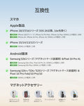 iPhone 18 Pro用Atelierシリコーンレザーマグネットケース カメラコントロールカバー、Flexスタンド付き＆Cyclone 25Wマグネット充電パッド- グレー  Product type