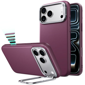 iPhone 17 Pro Atelier Magnetic Case with Camera Control and Flex Stand - Deep Burgundy  Product type