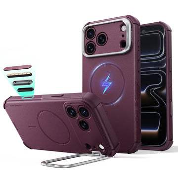 iPhone 18 Pro Cyber Tough Magnetic Case with Camera Control and Flex Stand - Deep Burgundy  Product type