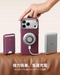 iPhone 17 Pro Atelier Magnetic Case with Camera Control and Flex Stand - Deep Burgundy  Product type