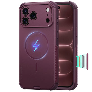 iPhone 18 Pro用 Cyber Toughマグネットケース　カメラコントロールカバー付き - ディープバーガンディ  Product type