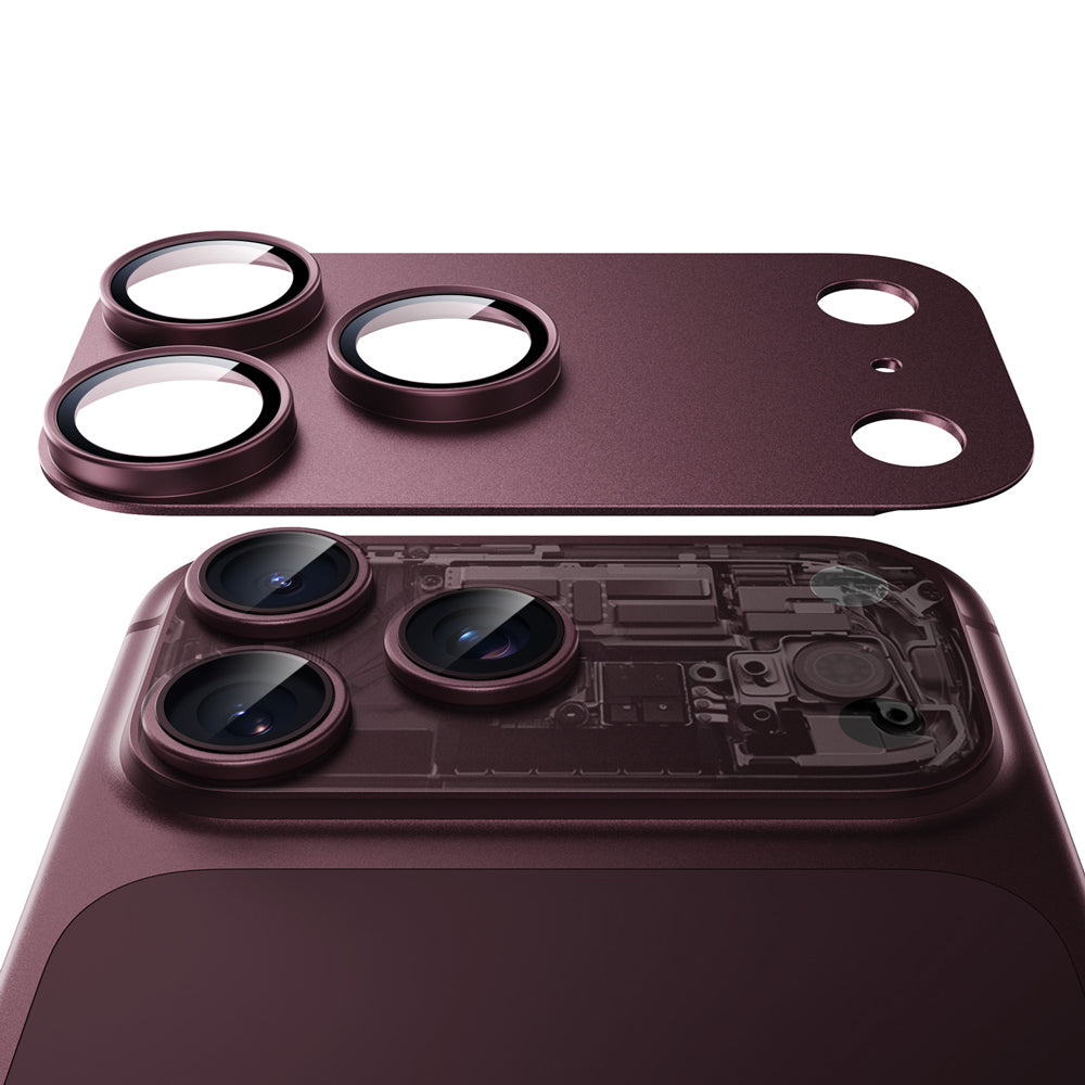 iPhone 18 Pro Armorite® Pro Camera Lens Protector (Full Coverage) - Deep Burgundy  Product type