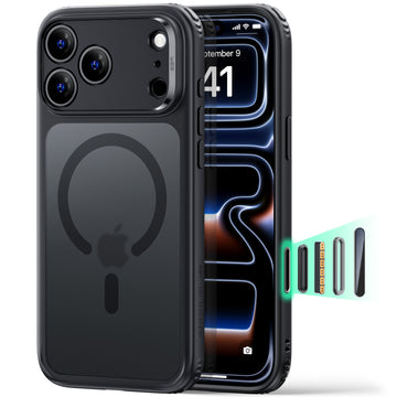 iPhone 18 Pro Classic Hybrid Magnetic Case with Camera Control - Frosted Black  Product type