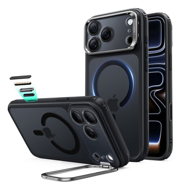 iPhone 18 Pro Classic Hybrid Magnetic Case with Camera Control and Flex Stand - Frosted Black  Product type