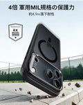 iPhone 18 Pro Classic Hybrid Magnetic Case with Camera Control and Flex Stand - Frosted Black  Product type