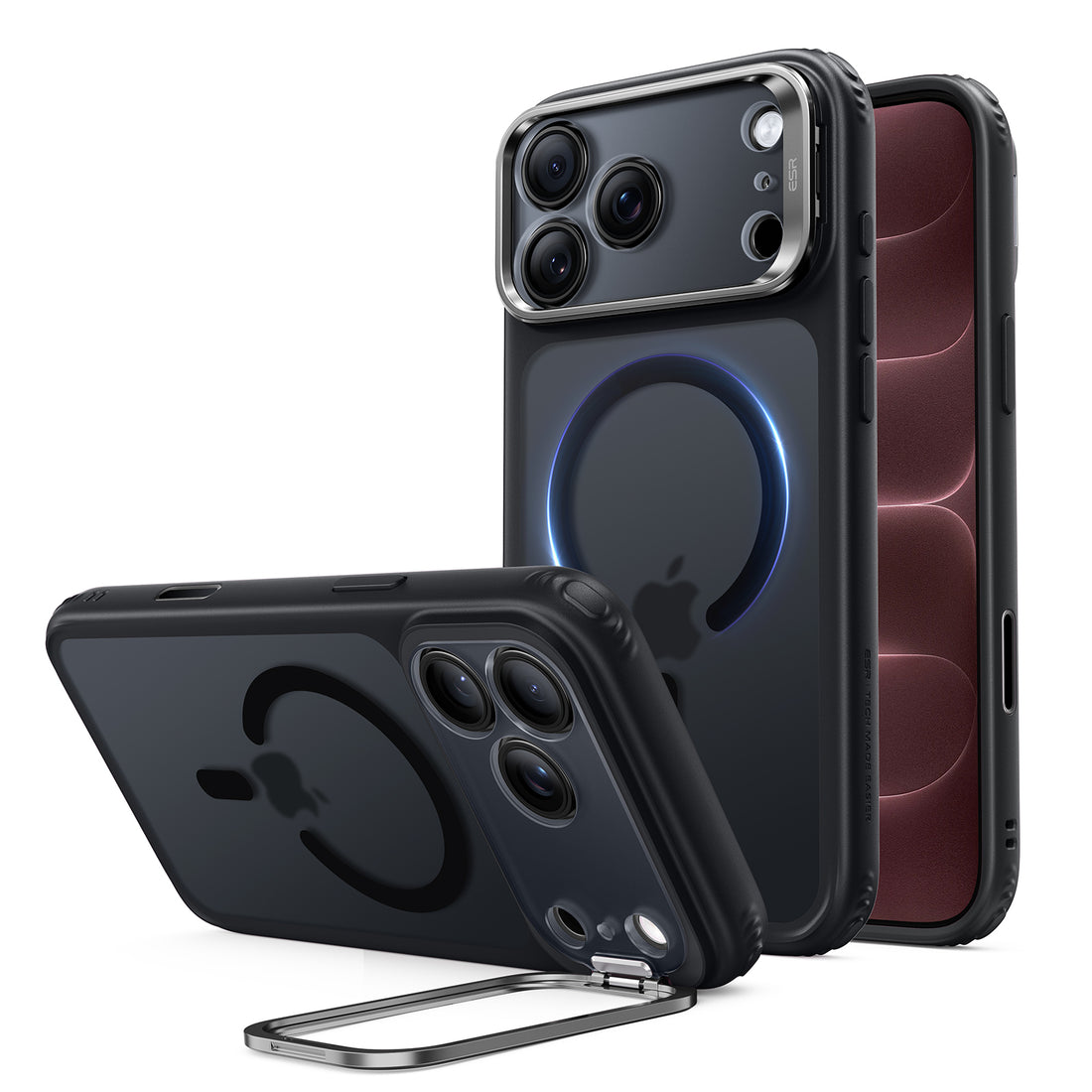 iPhone 18 Pro用 Classic ハイブリッドマグネットケース　カメラコントロールカバー、Flexスタンド付き - フロストブラック  Product type