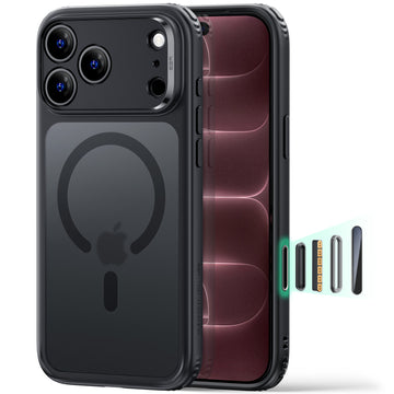 iPhone 18 Pro Max用 Classic ハイブリッドマグネットケース　カメラコントロールカバー付き - フロストブラック  Product type