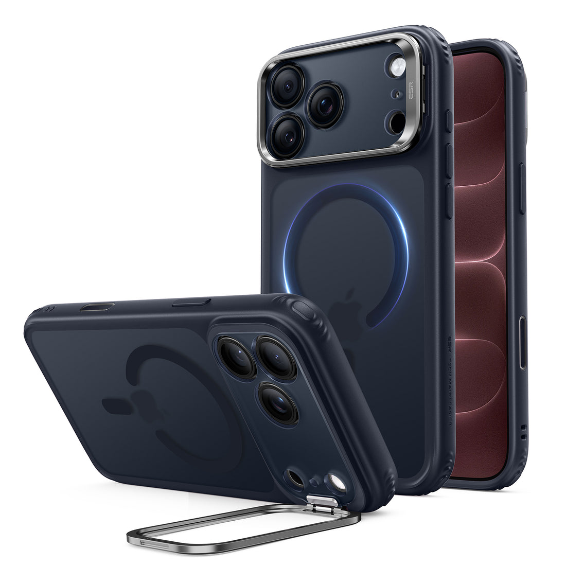 iPhone 18 Pro用 Classic ハイブリッドマグネットケース　カメラコントロールカバー、Flexスタンド付き - フロステッドブルー  Product type