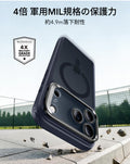 iPhone 18 Pro Max Classic Hybrid Magnetic Case with Camera Control and Flex Stand - Frosted Blue  Product type