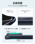 iPhone 18 Pro Max Classic Hybrid Magnetic Case with Camera Control and Flex Stand - Frosted Blue  Product type