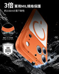 iPhone 18 Pro Classic Hybrid Magnetic Case with Camera Control - Frosted Orange  Product type