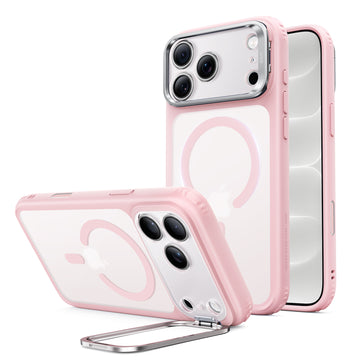 iPhone 18 Pro用 Classic ハイブリッドマグネットケース　カメラコントロールカバー、Flexスタンド付き - フロステッドバブルガムピンク  Product type