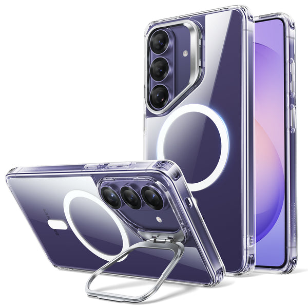 クリア Galaxy S26 スタンド付きマグネット式ハイブリッドケース | ESR