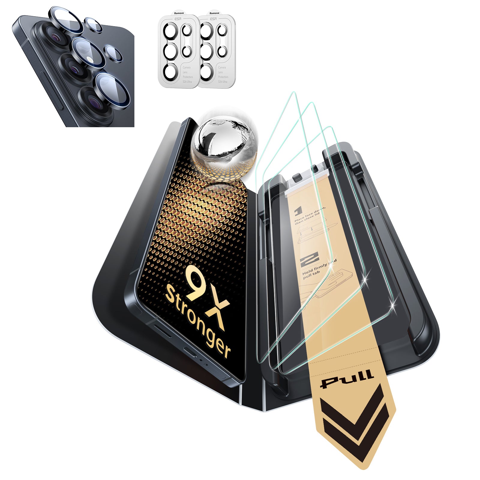 Galaxy S26 Ultra Bundle UltraFit Armorite® Pro Screen Protector and Camera Lens Protector - 3 Pack + 2 Sets  Product type