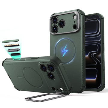 iPhone 18 Pro Max Cyber Tough Magnetic Case with Camera Control and Flex Stand - Olive Green  Product type