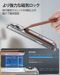 カード5枚収納可能 Classicマグネットウォレットスタンド キャラメルブラウン  Product type