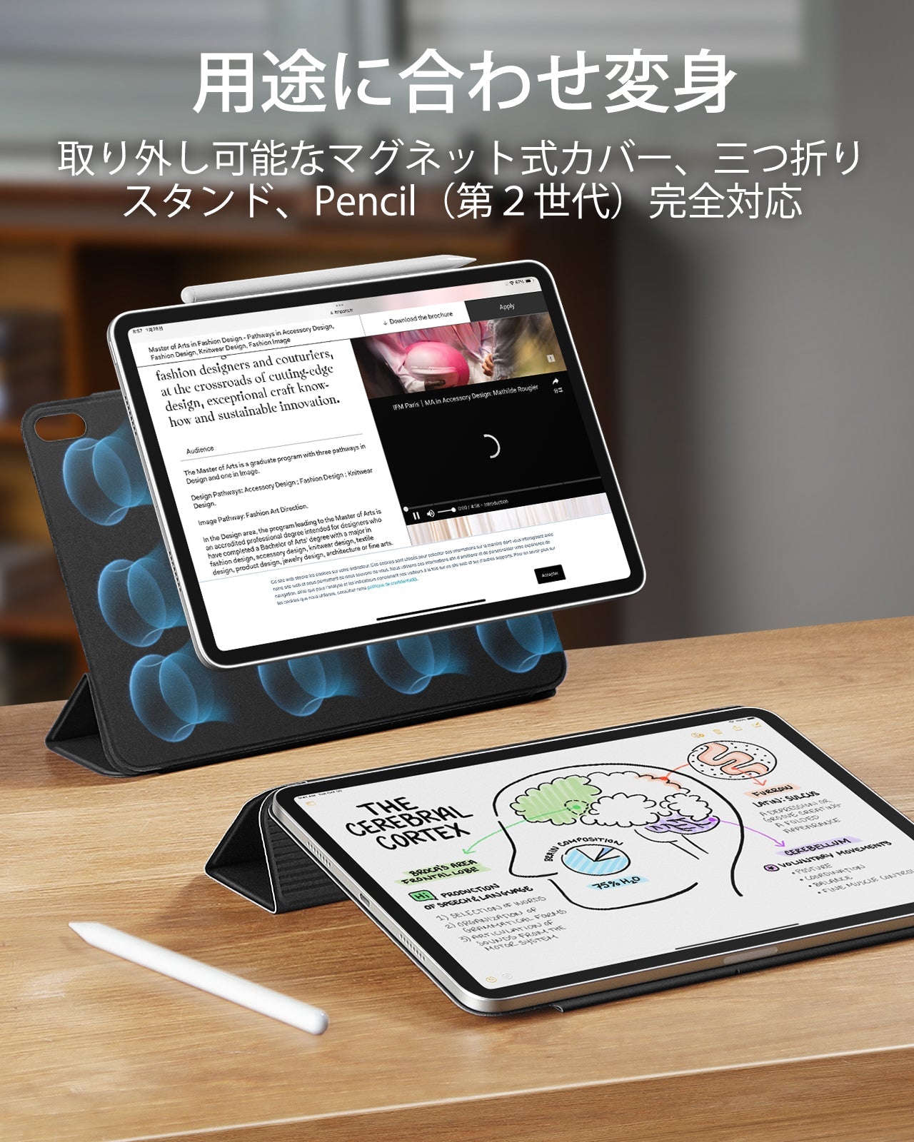 iPad Pro 11" (2024) Rebound Magnetic Case - Black  Product type