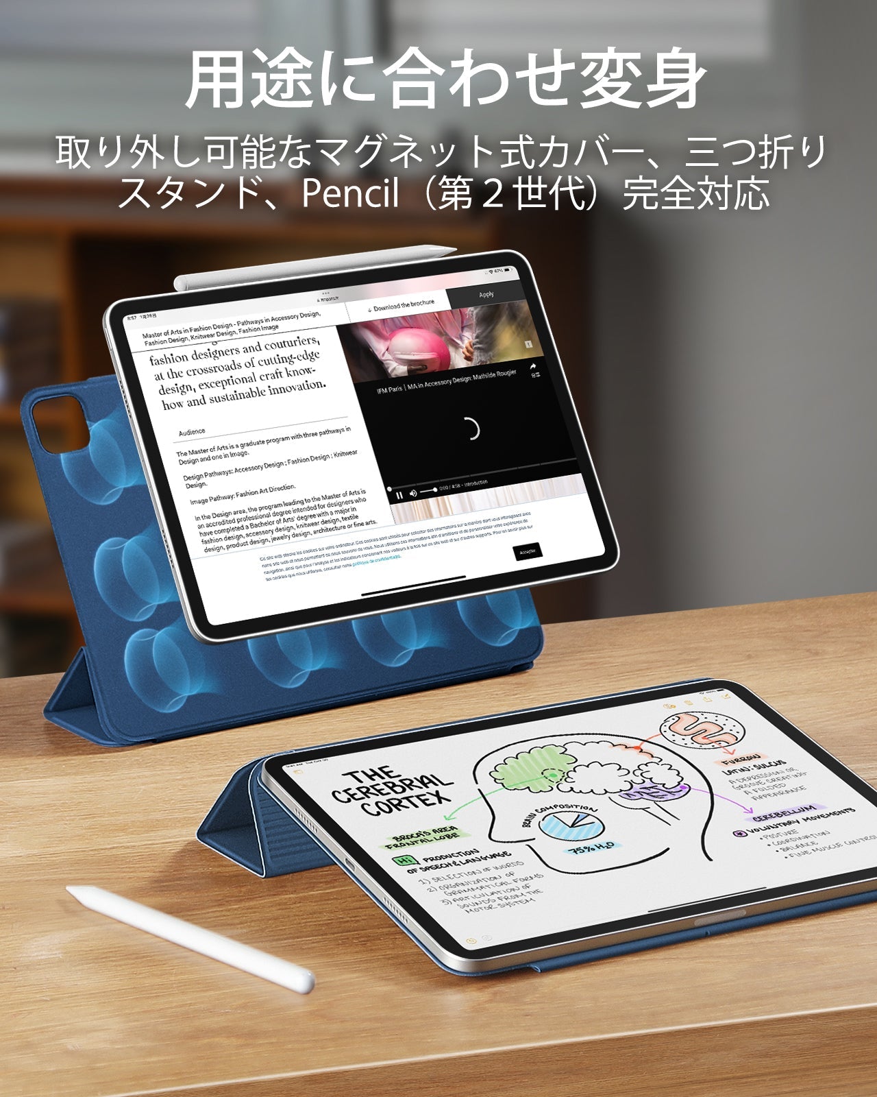 iPad Pro 13ʺ (2024) Rebound Magnetic Case - Navy Blue  Product type