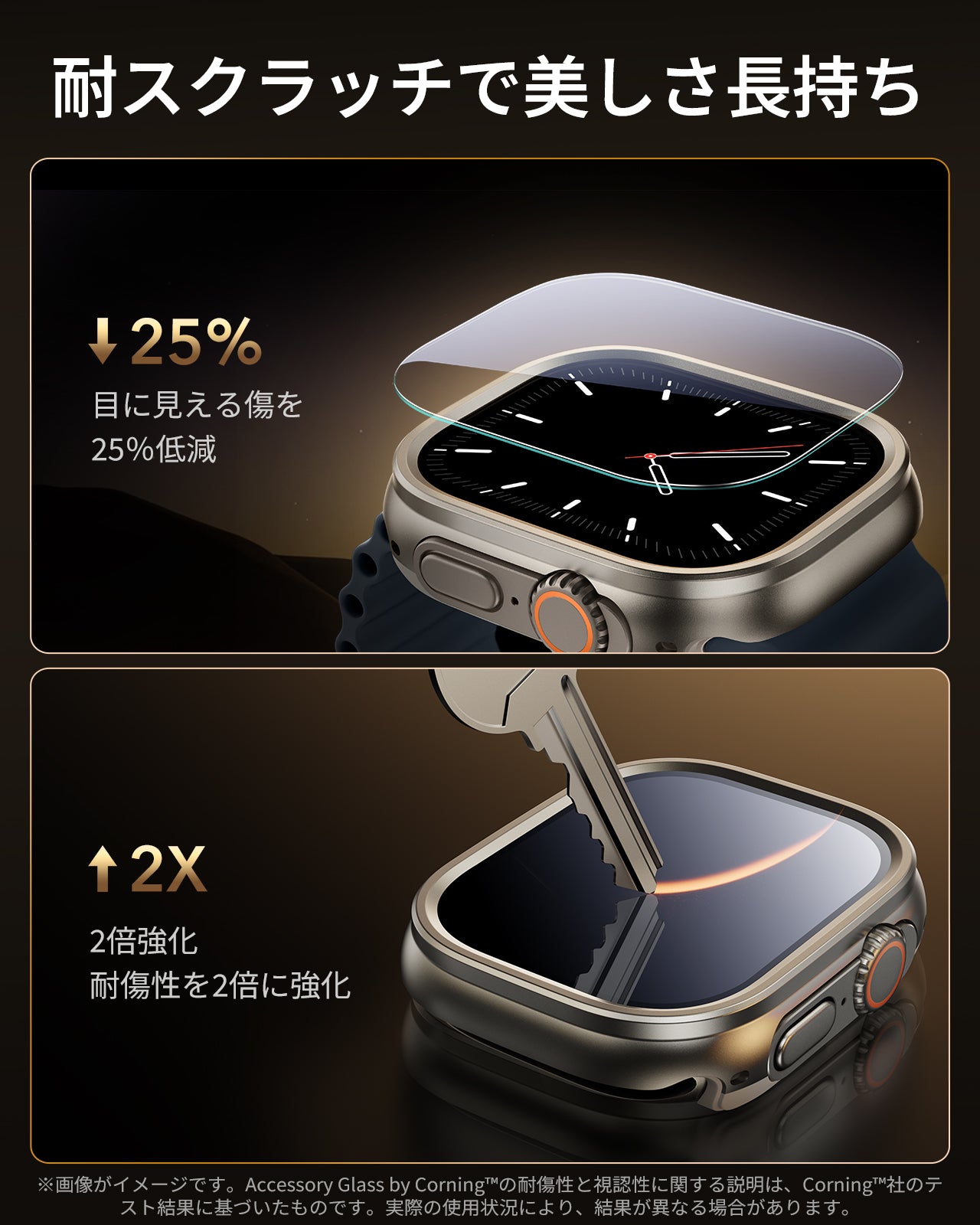 Apple Watch Ultra 3 Armorite® Pro 保護セット - チタニウム  Product type